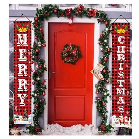 Christmas Decorations Deals! Abcnature Christmas Curtain Decoration