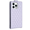 thumbnail image 6 of Allytech Luxury PU Leather Case for iPhone 14 Pro, Vertical Flip Wallet Case with 3 Card Slots, Adjustable Kickstand Magnetic Closure Shockproof Protective Shell for Women Men - Purple, 6 of 9