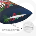 thumbnail image 5 of Bixox Summer Birds and Flowers Printed Pillow Protector,Super Soft Ideal for Home,Guests,Rentals - 14"x20", 5 of 8