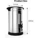 thumbnail image 5 of 120-cup fast brew commercial coffee urn - food grade stainless steel grande capacity coffee maker, perfect para churches, meeting rooms, lounges, y other grande gatherings (18 l), 5 of 5