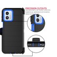 thumbnail image 5 of for Motorola Moto G 5G 2023 Case, Heavy Duty Rugged Defender Case with [Belt Clip Holster] [Built in Screen Protecotr], Shockproof Full Body Protection Kickstand Cover for Moto G 5G (2023) Blue, 5 of 8