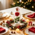 thumbnail image 2 of Clearance Recordable Christmas Tree Message in a Bottle, Voice Recording Holiday Keepsake with Playback,a sentimental Christmas Gift with Snowy Scene and Playback (Rose), 2 of 6