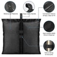 thumbnail image 3 of 4 Pack Tent Weights Sandbags, Heavy Duty Weighted Feet Bag Leg Weights For Feet Leg Pole Anchor Tent, 3 of 5