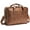 Brown, variant on Vintage Leather Briefcase for Men, 15.6 Inch Laptop Bag with Multi-Functional Compartments, Water Resistant Travel Messenger Bag