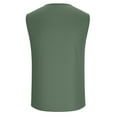 thumbnail image 4 of Busydd Tank Tops Men Fashion Ribbed Solid Color Tank Tops Casual Comfortable Round Neck Button Men's Tank Tops 2XL, 4 of 7