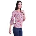 thumbnail image 3 of Moomaya Blouses pour Femmes Hauts Mode Imprimé Manches Évasées Robe Vêtements Décontractés, 3 of 4