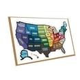 thumbnail image 6 of US 1-2Pc RV State Sticker Travel Map 50 USA States Trailer Camper Road Trip, 6 of 11