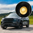 thumbnail image 2 of Unique Bargains Engine Start Stop Button Cover Kit Push Start Button Trim Sticker for Ford Explorer 2020-2022 for Ford Explorer Hybrid 2020-2021 Aluminum Alloy Gold Tone, 2 of 7