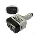thumbnail image 1 of MesaSe Car Power Converter Inverter 12V/24V for 220V AdapterCar Cigarette Lighter Socket Power+USB Converter, 1 of 6