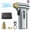 Silvery, variant on Mini Blower With Extra Nozzle, Rechargeable Electric Blower, Handheld 130000RPM Cordless Jet Turbo Fan, Duster,