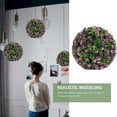 thumbnail image 7 of Adapan 1PC Artificial Topiary Ball Plant, Faux Rose Decorative Sphere, 8.27 Inch Round Greenery Ball for Indoor Outdoor Home Garden Patio Party Decor,Purple, 7 of 7