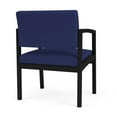 thumbnail image 5 of Lesro Lenox Steel Fabric Oversize Waiting Room Guest Chair in Black/Open House Cobalt Blue, 5 of 5