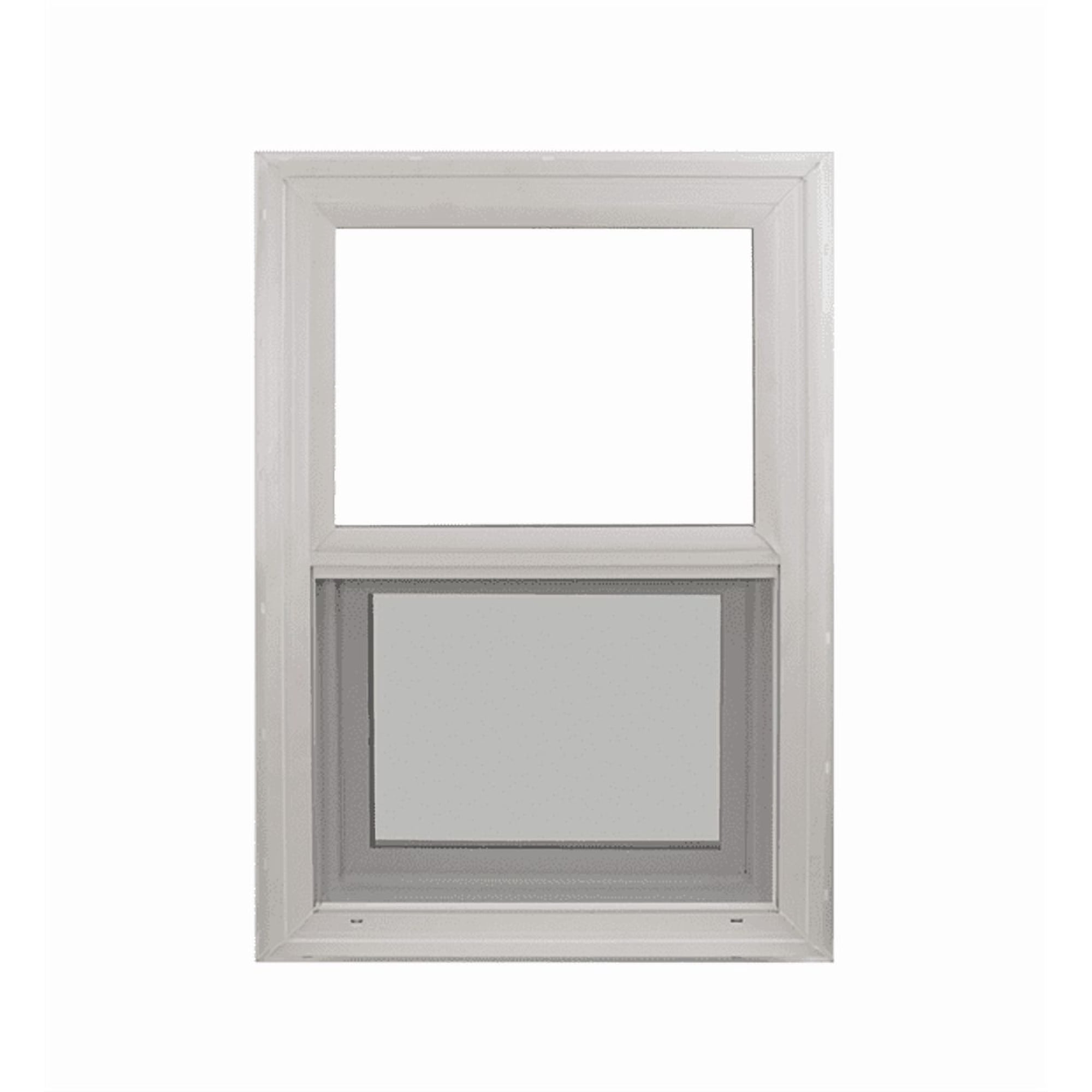 Double Pane Windows 24" x 27" White Vinyl Vertical Window, Argon Filled, Low-E Glass, Florida Approved