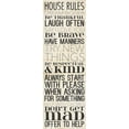 thumbnail image 2 of Grey, Jace 13x32 Black Ornate Wood Framed with Double Matting Museum Art Print Titled - House Rules Dream, 2 of 4