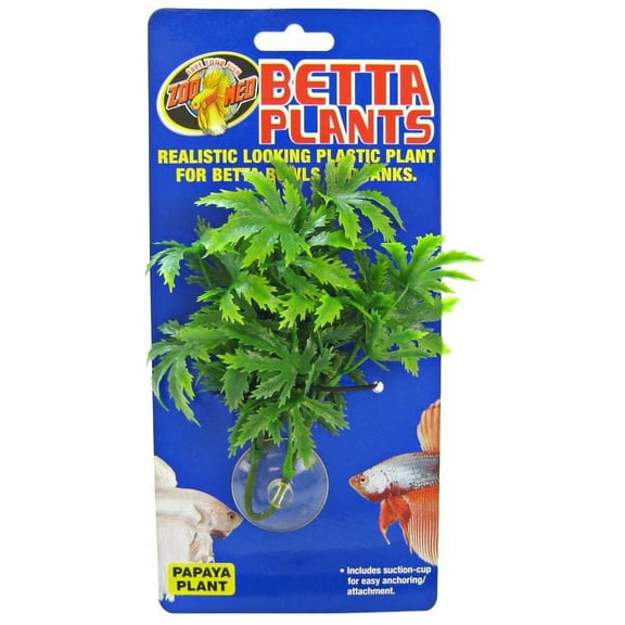 Zoo Med Papya Betta Plants Aquarium Ornament [Decor, Aquarium Supplies] 1 count