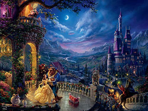 2000 piece jigsaw puzzle Beauty and the Beast Falling in Love 73x102cm 490582394 