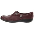 thumbnail image 3 of Clarks 26063066: Women's Ashland Lane Q Burgundy Slip-On Loafer, 3 of 7
