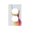 thumbnail image 3 of Switch Panel Switch Decoration 2.76x4.53x0.28 Inches Unused Outlet Cover Switch Plate Wall Plates Living Room Kitchen Bedroom Study Switches Rainbow Cute Kitten, 3 of 8