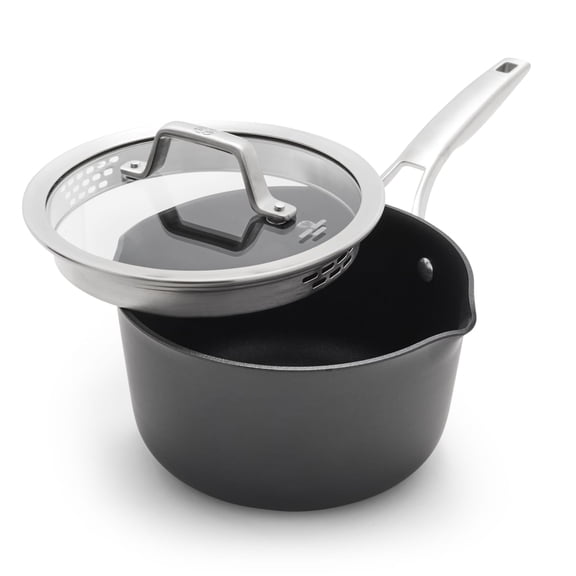 Calphalon Premier Hard-Anodized Nonstick 3.5-Quart Saucepan with Lid