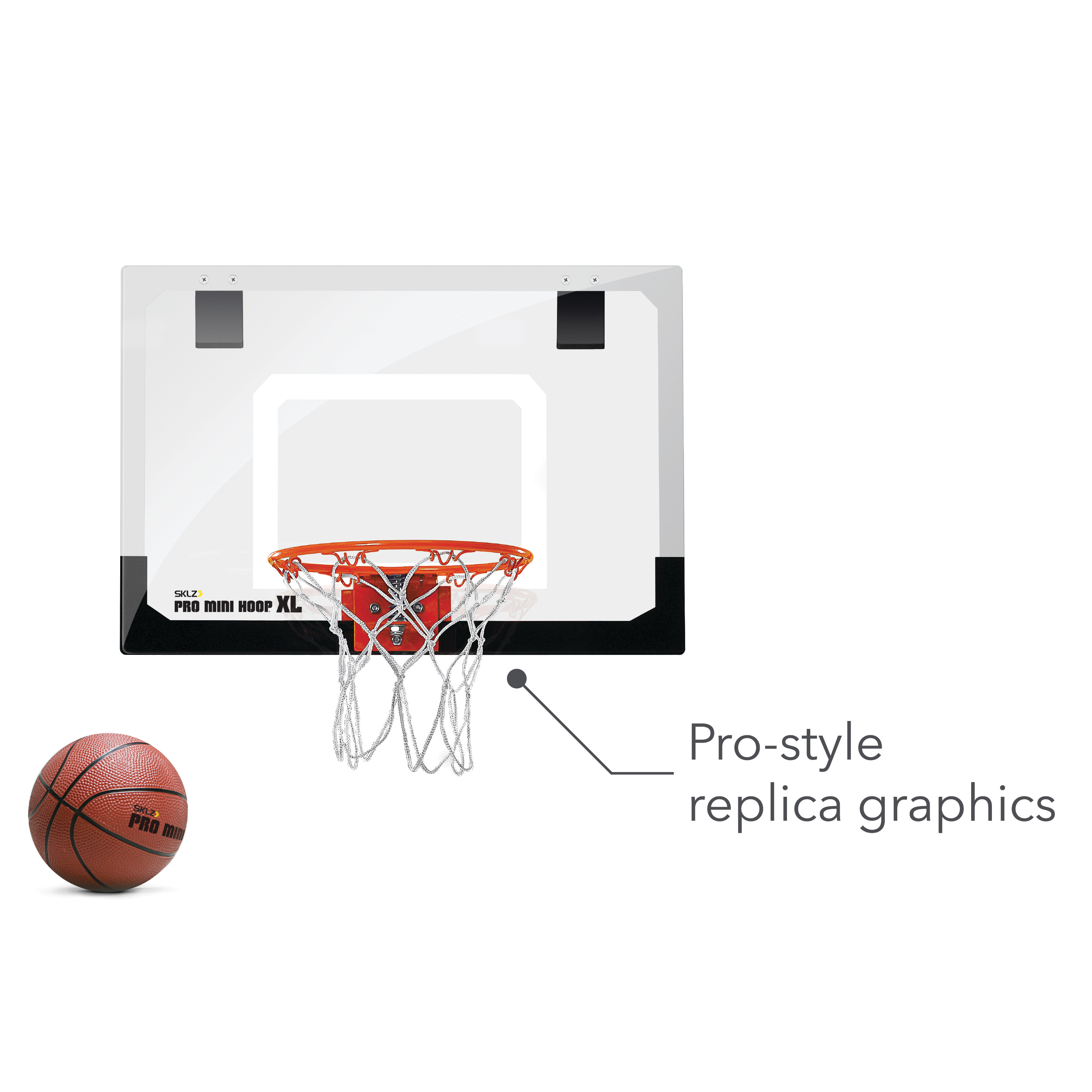 SKLZ Pro Mini Basketball XL Hoop with Ball, Extra Large - 23" x 16". - image 4 of 7
