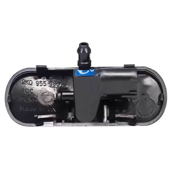 Scienceny 2x boquilla negra para limpiaparabrisas de fácil instalación, accesorios potentes y eficientes para vehículos Automoción decorativa y accesorios