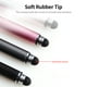 thumbnail image 5 of Lápiz óptico Stylus Pen Lápiz de pantalla táctil universal Lápiz de capacitancia de doble cabeza Lápiz capacitivo duradero portátil para teléfono / tableta Gris Abanopi  Lápiz óptico, 5 of 6