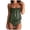 Army Green, variant on Tankini Swimsuits for Women, Tummy Control Flowy Mesh Tops, High Waisted Bottoms, Coquette 2 Piece Bathing Suits (Hot Pink, S)