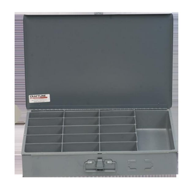 Craftline Boîte de Compartiment en Acier 16 Bac Organisateur Gris