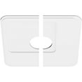 thumbnail image 2 of 28"OD x 7"ID x 9 3/4"C x 1"P Lucan Architectural Grade PVC Contemporary Ceiling Medallion, Two Piece, 2 of 11