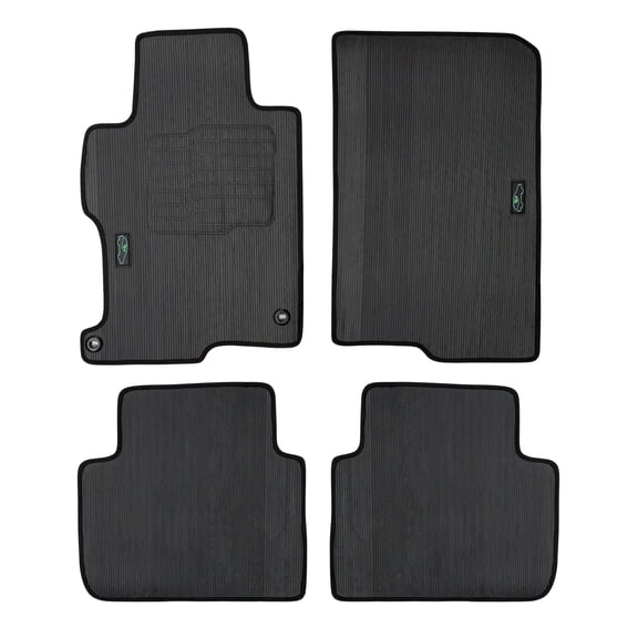 ecoMats All Weather Floor Mats for 2013 to 2017 Honda Accord, Front and Rear, Odorless