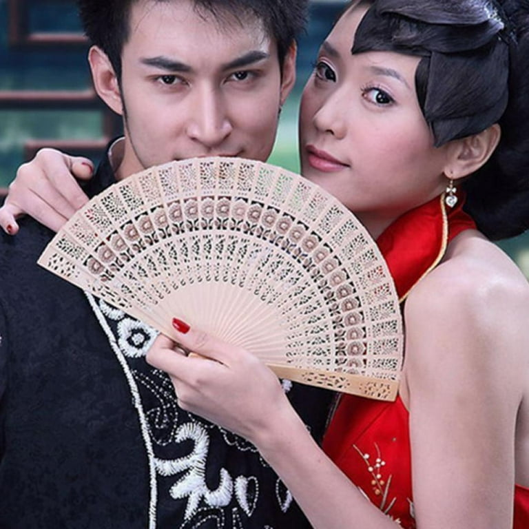 Vintage hand 2024 fans wedding