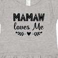 thumbnail image 4 of Inktastic Mamaw Loves Me Grandchild Girls Toddler Dress, 4 of 5
