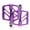 Purple, variant on BUCKLOS Platform Pedals Flat Pedals Mountain Bike 3 Bearing Pedal 9/16" Bicycle Pedal