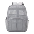 thumbnail image 4 of Weebloom Mesh School Backpack For Kids Boys Girls Breathable Gym Lightweight Daily College School Large Bookbag Middle High School College Grey, 4 of 4