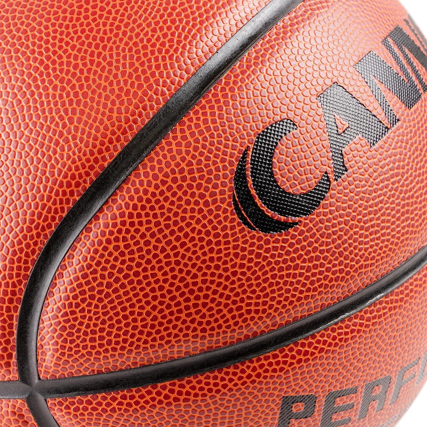 Cannon Sports Leather Composite Official Size Basketball Indoor and Outdoor Play with Ball Pump (Official Size 7, 29.5", Orange)