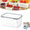 L-Grey, variant on 3-Pack Produce Saver Containers for Fridge, 4-in-1 Fruit Storage with Colander and Lid, BPA-Free Wash and Drain Box for Berries, 3 Sizes