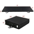 thumbnail image 4 of YYEAN Non-Slip Tri-Fold Gym Mat 6'x2'x2" with Handles - Folding Exercise Mat for Yoga, Stretching, MMA & Tumbling - Gymnastics Fitness Mat-black, 4 of 9