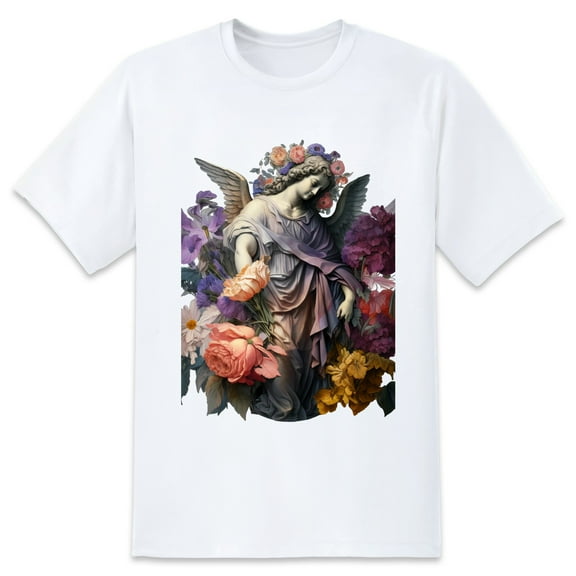 Men's Graphic TeeFlowers (20) Letter Print T-Shirts Round Neck Short Sleeves Sizes XS-5XL Summer Daily Casual Tops