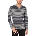 thumbnail image 1 of INC Camiseta Henley LS para hombre, gris, XS, 1 of 1