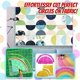 thumbnail image 3 of Arcs Fan Quilt Cutter Ruler Quilting Ruler Acrílico Quilters Ruler Afortunado Sencillez, 3 of 5