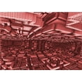 thumbnail image 1 of Ahgly Company Machine Washable Indoor Rectangle Transitional Dark Red Area Rugs, 2' x 5', 1 of 7
