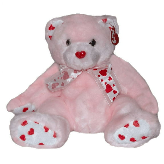 Ty Classics - Blushing the Pink Bear 13" Plush (BONUS ONE RANDOM TY ERASER)