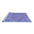 thumbnail image 2 of Ahgly Company Machine Washable Indoor Rectangle Southwestern Blue Country Area Rugs, 4' x 6', 2 of 4