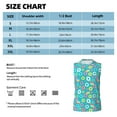 thumbnail image 5 of Goofa Donut Printed Men's Sleeveless T-Shirt - Athletic Gym Workout Tank Top for Men - Moisture-Wicking, UPF 30+ Quick-Dry Muscle Tee-Small, 5 of 8