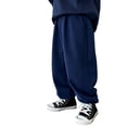 thumbnail image 2 of CONZONE Boys Baggy Sweatpants Wide Leg Sweat Pants for Child Elastic Waist Lightweight Fall Winter Athletic Jogger Pants with Pockets, 2 of 4