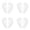 Clear 4PCS, variant on 3 Pair Arch Support Shoe Inserts for Flat Feet Gel Arch Support Cushions for Men & Women Reusable Arch Inserts for Plantar Fasciitis Adhesive Arch Pad for Relieving Pressure