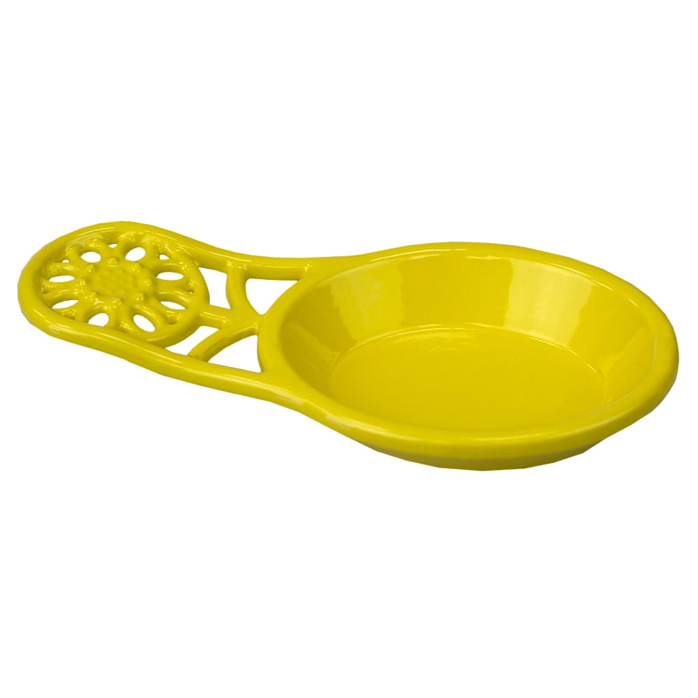 Fruit Design Plate Kitchen Utensil Spoon Rest Holder Stove Top 