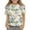 #A14-Light Green, variant on XADYUY Girls Shirts Size 14-16 Summer Short Sleeve Tshirts Toddler Floral Print Tshirt Casual Crewneck Cotton Loose Tops 3-4 Years,Beige