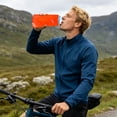 thumbnail image 4 of Collapsible Reusable Leakproof Foldable Water Bottle with Clasp for Outdoor Sports Camping Traveling Biking(Orange,700ML / 23.7Oz), 4 of 5