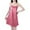 Pink, variant on HomeGardon Nightgowns for Women,Summer Dresses Fashion Women V-Neck Casual Solid Sleeveless Sleepshirts Dress